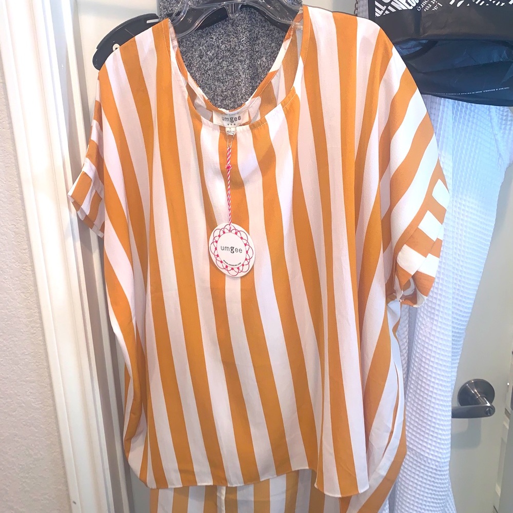 Umgee Brand New Striped Top